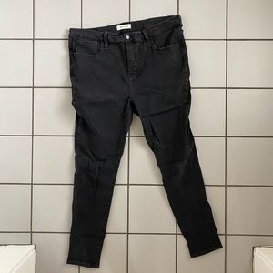 Madewell Roadtripper size 34 black jeans